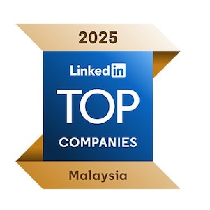 LinkedIn Top Companies 2025 Malaysia badge