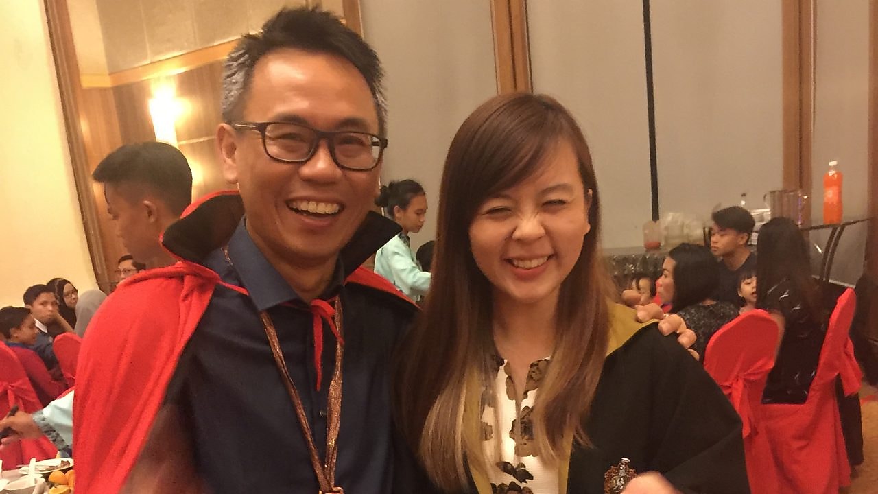 Alyssa with her Maintenance Manager during Shell Sarawak Asset Dinner