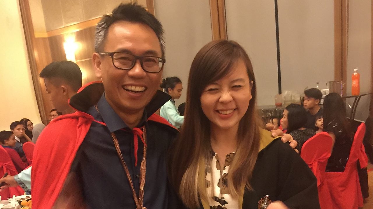 Alyssa with her Maintenance Manager during Shell Sarawak Asset Dinner