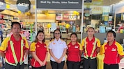 Juliana with her team
