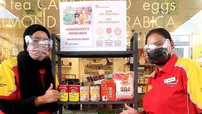 Community Food Box for the underprivileged