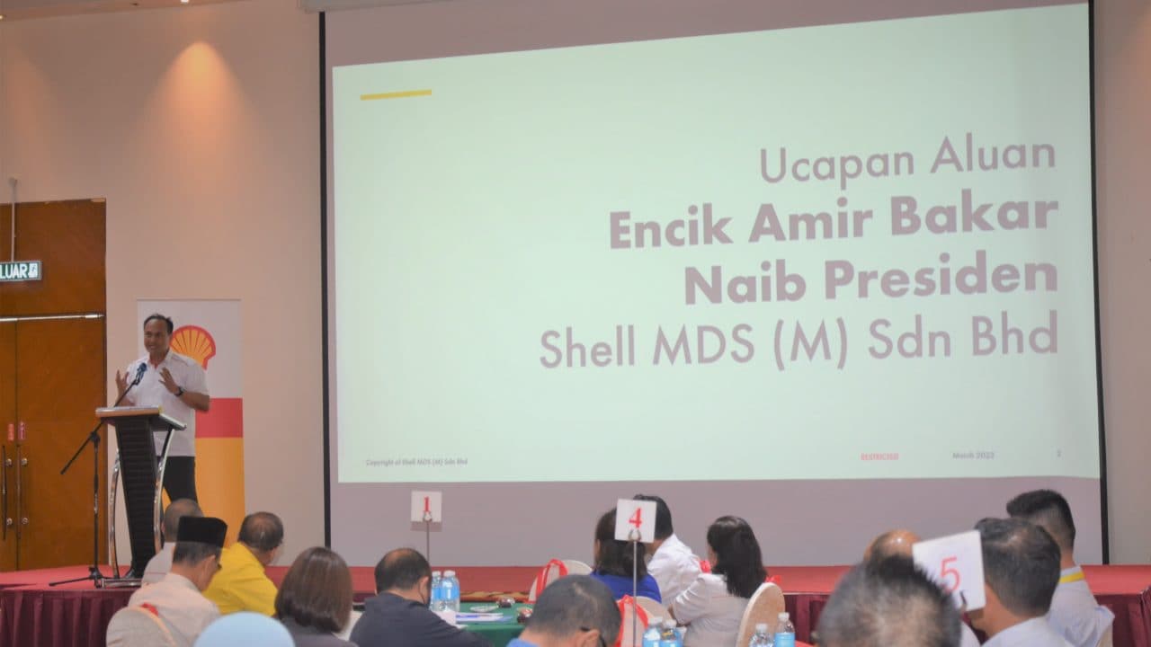 Amir Bakar Vice President of Shell MDS speaking in the engagement session