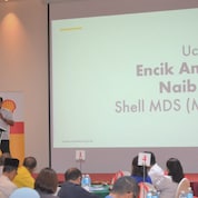 Amir Bakar Vice President of Shell MDS speaking in the engagement session