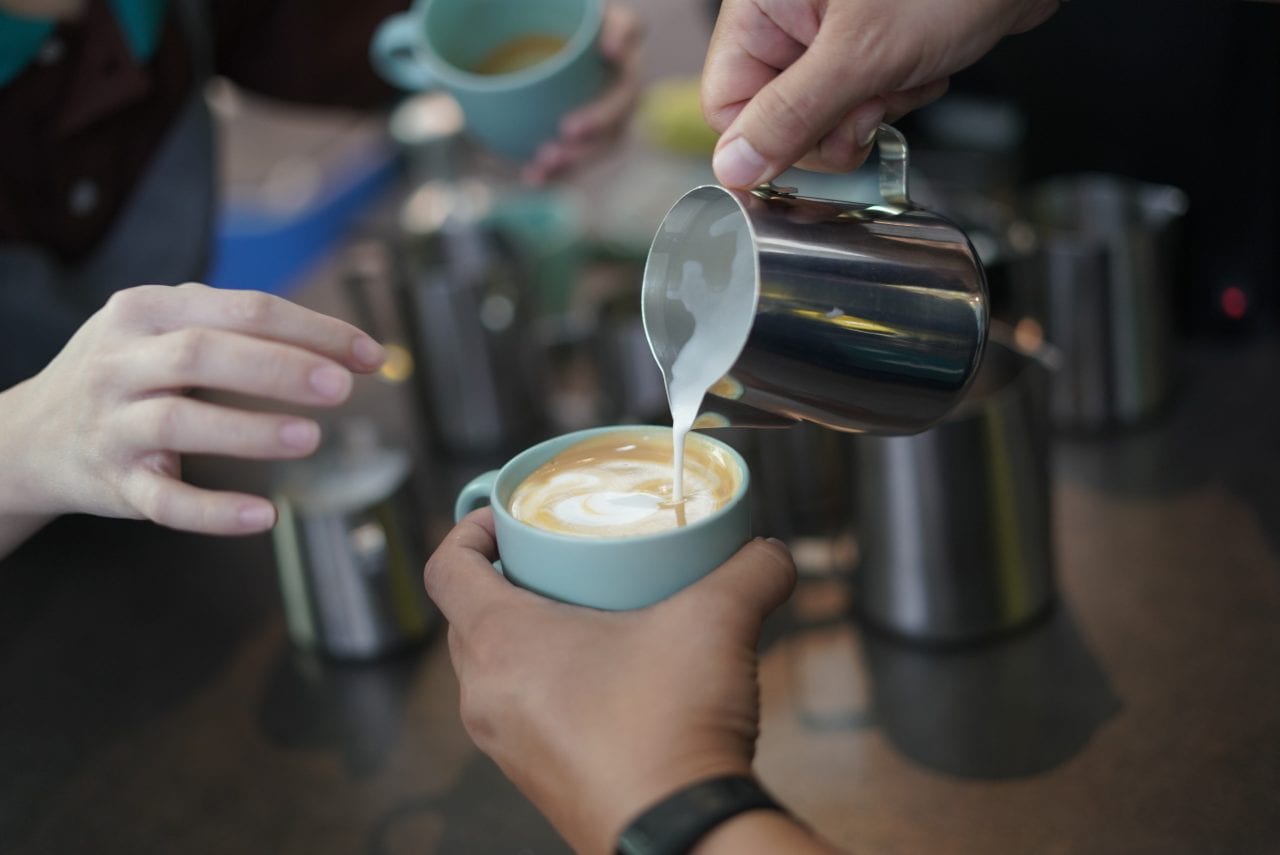 Coffee in the making