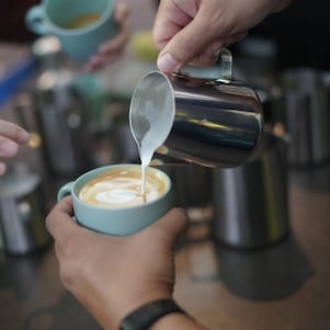 Coffee in the making