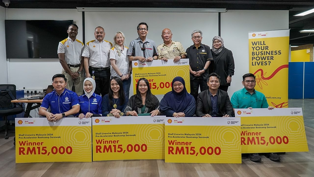 Shell LiveWIRE Malaysia 2024 Sarawak state winners