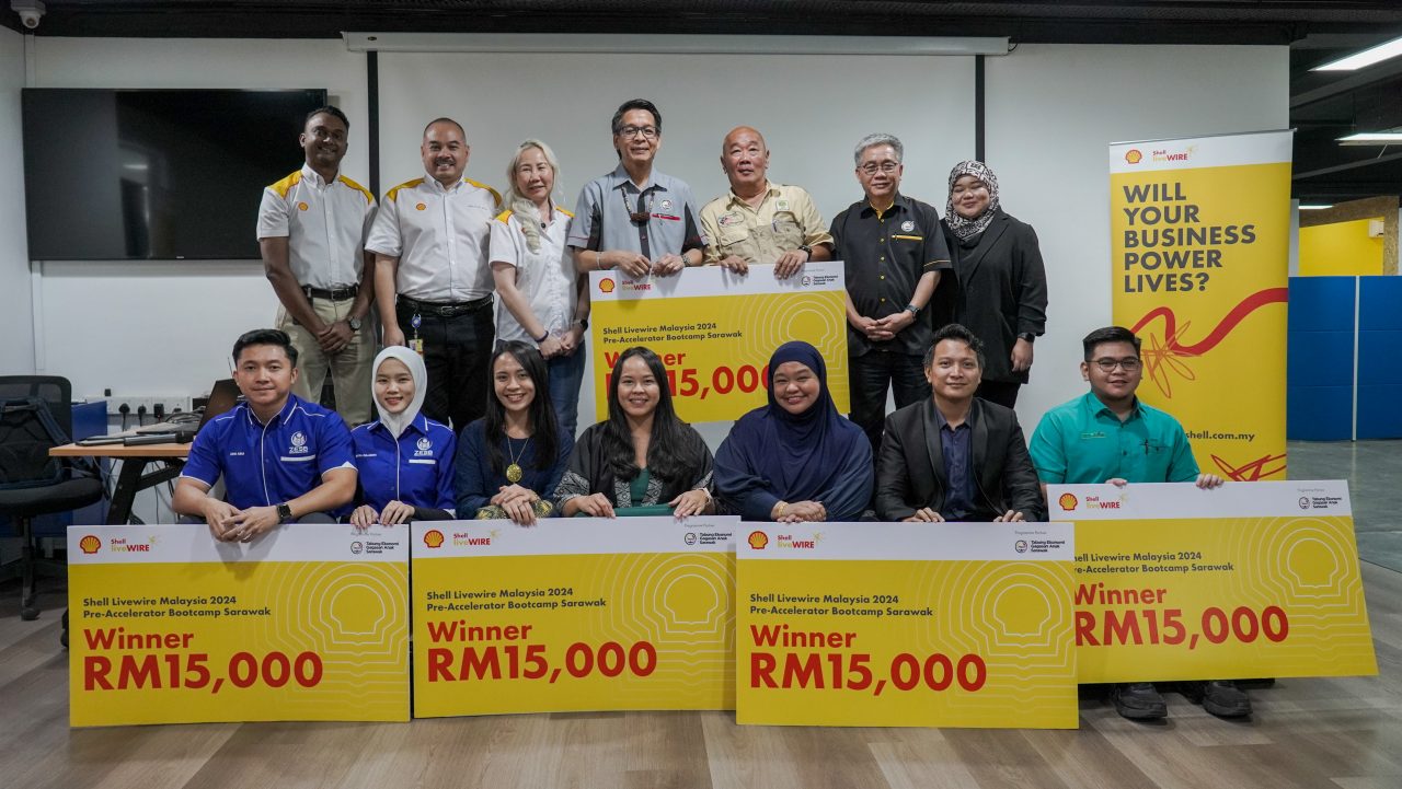 Shell LiveWIRE Malaysia 2024 Sarawak state winners