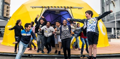 Kindergarten in the Donglian resettlement village