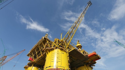 View of the malikai tension leg platform from ground level