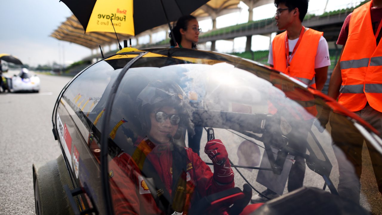 Team Nanyang E Drive, race number 601, from Nanyang Technological University, Singapore, competing in the UrbanConcept