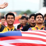 Team UMP-Tech, race number 310, from University Malaysia Pahang (UMP), Malaysia, competing in the Prototype - Battery Electric category