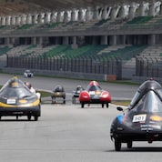 ITS Team Sapuangin, race number 501, from Institut Teknologi Sepuluh Nopember, Indonesia, competing in the UrbanConcept