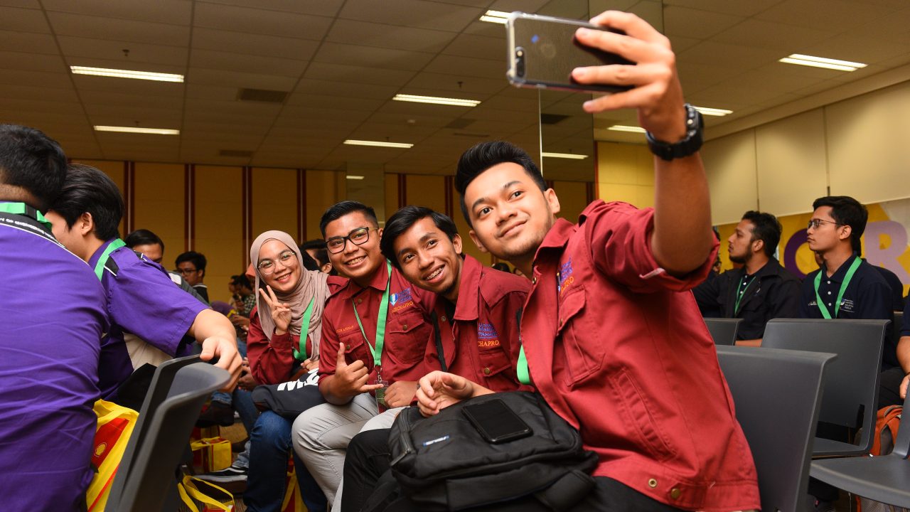 Team UMP taking a selfie