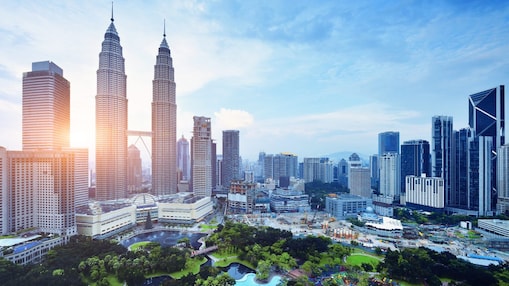 Kuala Lumpur city skyline for Shell Malaysia