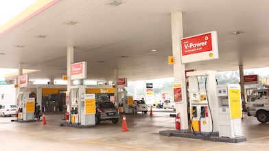 Pumps at a Shell station in Malaysia