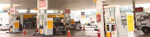Pumps at a Shell station in Malaysia