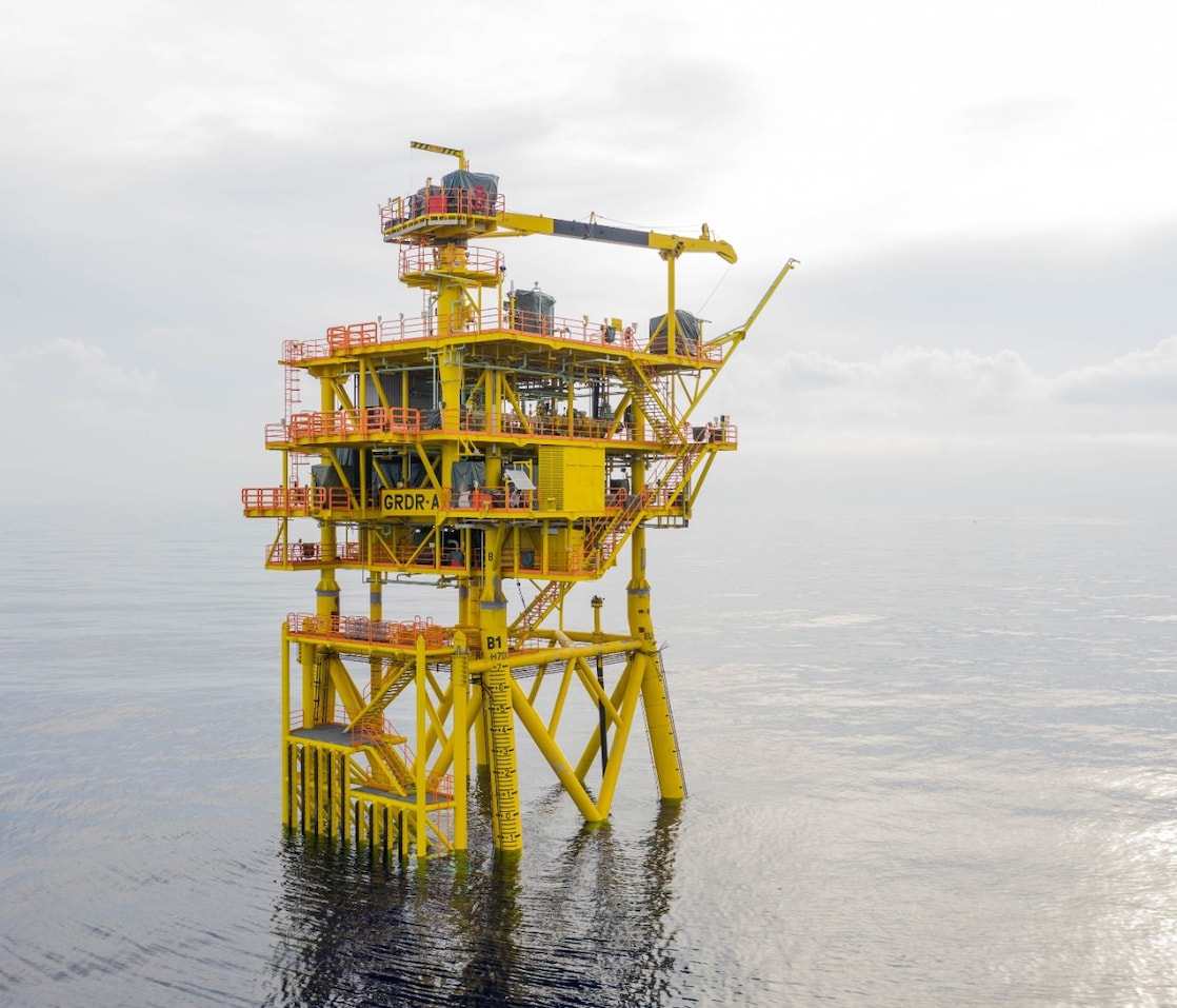 Gumusut-Kakap semi-floating production system located offshore Sabah, Malaysia