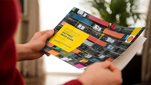 Decarbonising road freight whitepaper cover