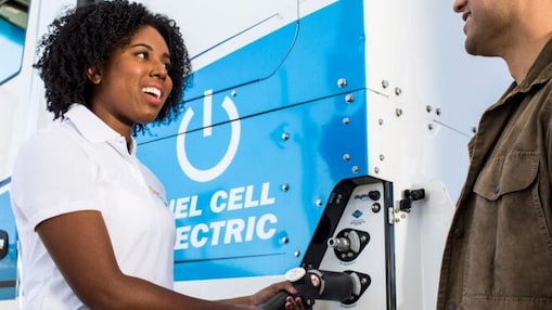 E-mobility being plugged in