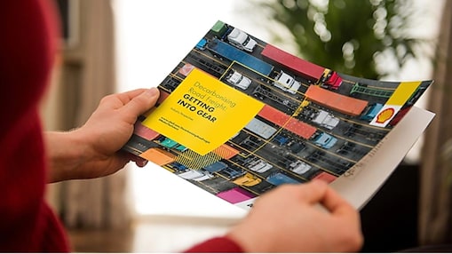 Decarbonising road freight whitepaper cover