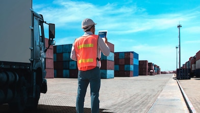 Fleet manager looking out