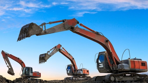 Cranes at site