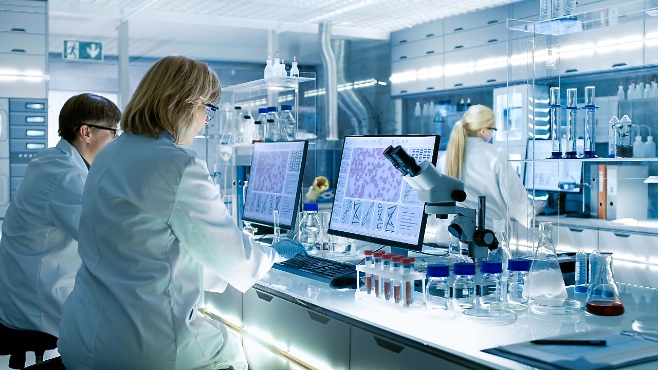 Scientists in Lab