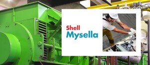 Engineer working on gas engine