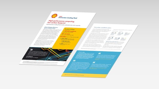 Two pages showing the front and back cover of the case study PDF