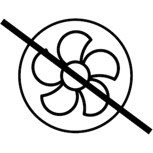 No fans or bearings