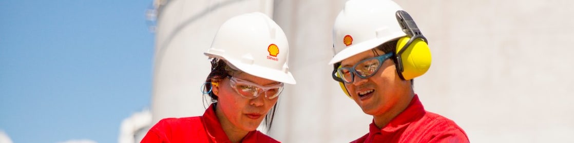 worker in hard hat on site