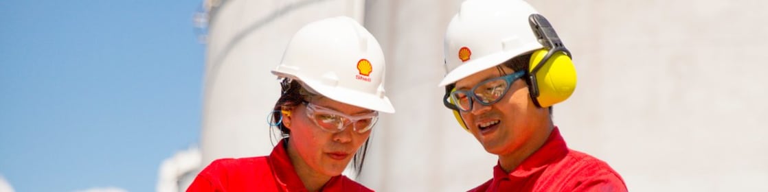 worker in hard hat on site