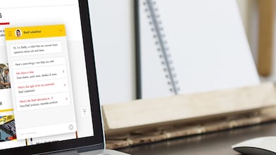 key features displayed on a laptop screen