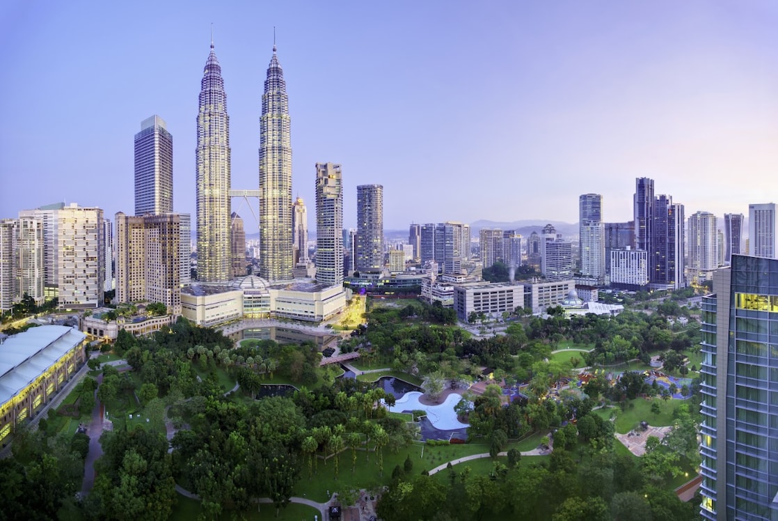 Kuala Lumpur city skyline