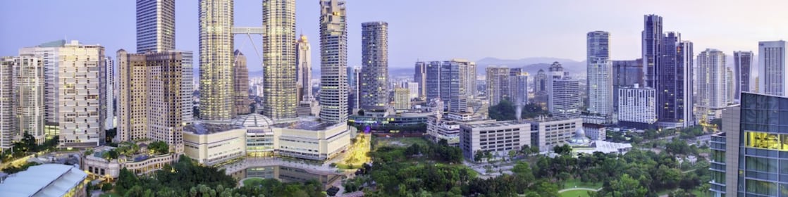 Kuala Lumpur city skyline