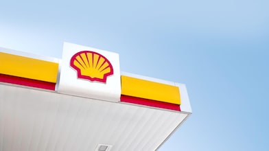 shell pecten with sky and clouds