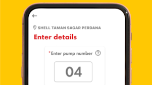 Press ‘Pay for fuel’, enter pump number and amount
