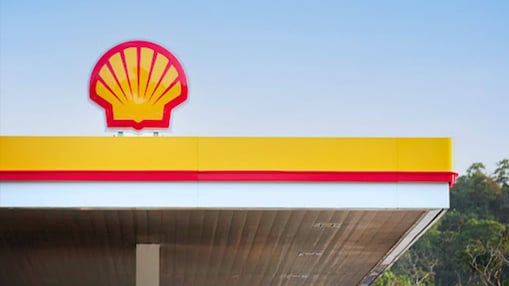 Shell Station canopy