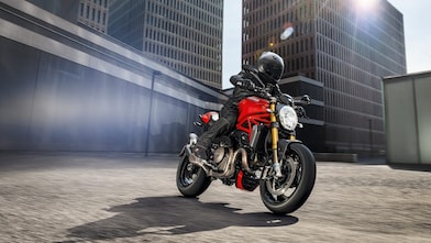 premium biker riding a bike