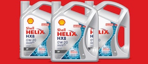 Packshot of Shell Helix HX5 SN 10W-30