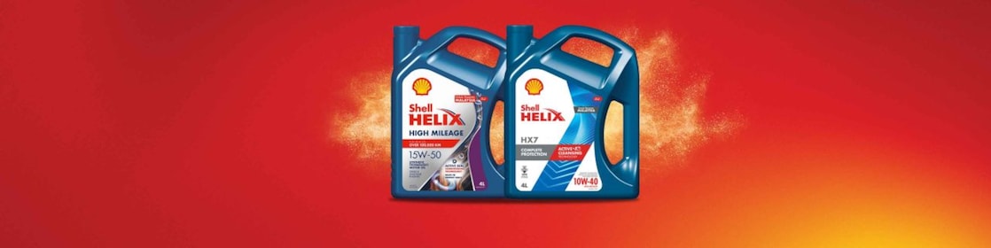 Shell Helix Semi Synthetic Motor Oils range