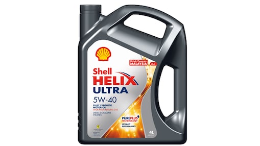 Packshot of Shell Helix Ultra 5W-40