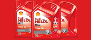 Packshot for Shell Helix HX3 20W-50