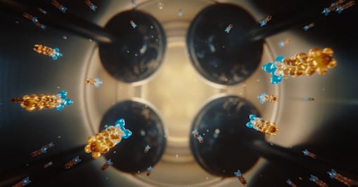 Image shows 3d rendering of fuels additive