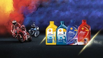 Shell Advance Motorcycle Engine Oil