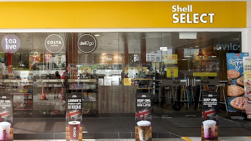 The available amenities in Shell stations.