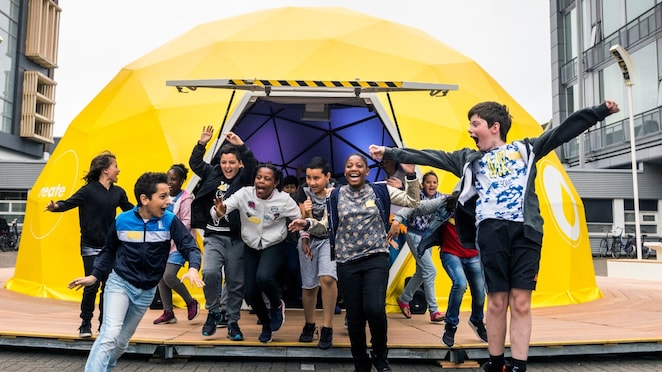 Kindergarten in the Donglian resettlement village