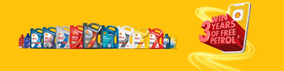 Win 3 Years of Free Petrol with Shell Lubricant