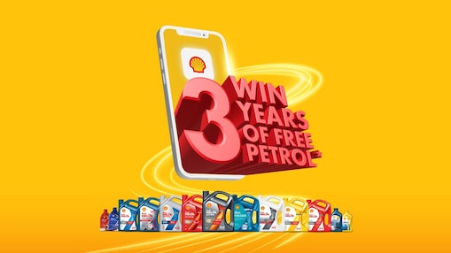 Win 3 Years of Free Petrol with Shell Lubricant*